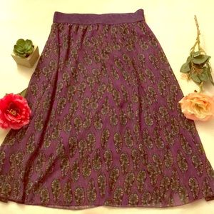 LuLaRoe Midi Skirt NWOT